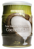 Масло HEMANI Coconut / Кокосовое в жестяной банке, 400 мл.