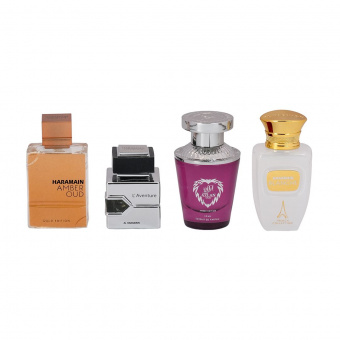 Набор Haramain Travel Exclusive AHP 2011-02 10мл * 4шт (Blanche, Amber Oud, L'Aventure, Azlan Amber)